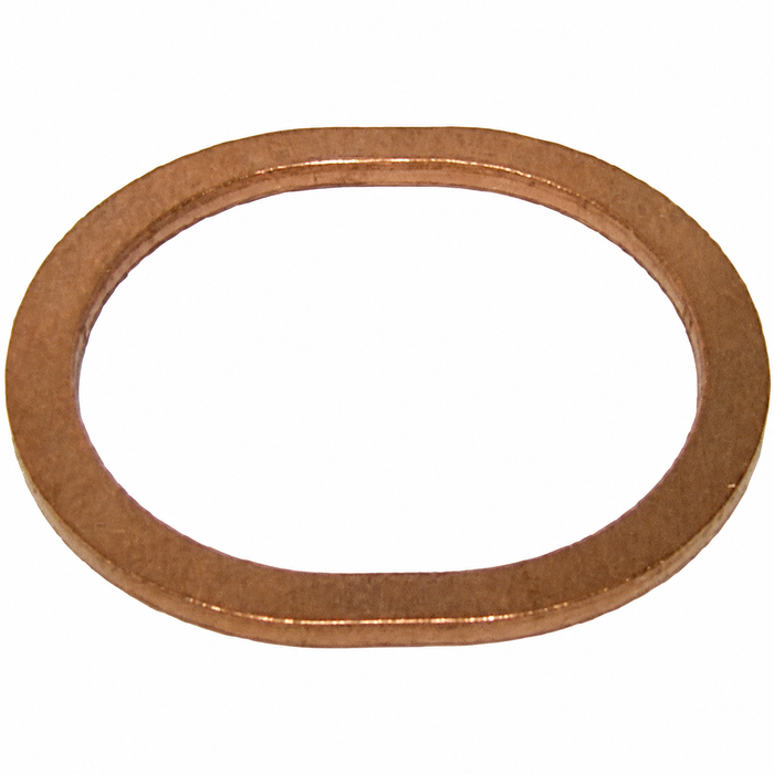 VWC-039-256-251-4 - 039256251 - SET OF 4 COPPER HEATER BOX TO HEAD GASKETS - 1800CC / 2000CC ENGINE - PORSCHE 914 72-76 - BUS 75-78 - TYPE-4 73-75 - SOLD SET OF 4