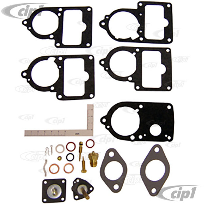 VWC-111-198-569-U - 111198569U - 113-198-575-U - 113198575U - 2500  - TOP QUALITY - CARBURETOR REBUILD/REPAIR KIT FOR SOLEX 28-34 PICT CARBURETORS ALL BEETLE 61-74 - GHIA 61-74 - BUS 61-71 - SOLD KIT