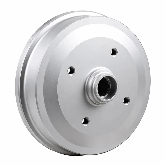 VWC-111-405-615-B - 111405615B - CLASSIC LINE - 4 LUG FRONT BRAKE DRUM STANDARD BEETLE 68-77 - NOT SUPER BEETLE - SOLD EACH