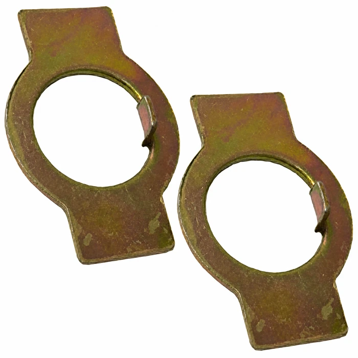 VWC-111-405-681-PR - PAIR OF LOCK PLATES FOR SPINDLE HEX NUT - BEETLE 49-65 / GHIA 56-65 /  BUS 64-67 / TYPE 3 62-65 - SOLD PAIR