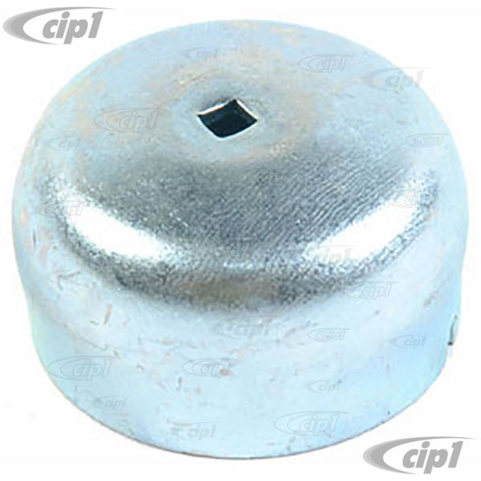 VWC-111-405-691-E - (111405691E) - DUST CAP WITH SPEEDO HOLE - BEETLE 46-65 / GHIA 56-65 / TYPE-3 62-65 - SOLD EACH