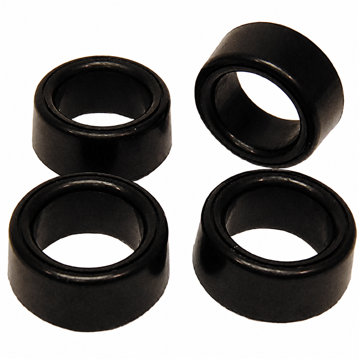 VWC-111-511-245-A - 111511245A - EXCELLENT QUALITY FROM EUROPE - SET OF INNER / OUTER RUBBER SPRING PLATE TORSION BAR BUSHINGS - DOES ONE CAR - BEETLE 46-59 - GHIA 46-59 - SOLD SET OF 4