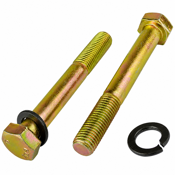 VWC-111-513-475-APR - (111513475A) PAIR OF FRONT AXLE BEAM MOUNTING BOLTS W/WASHERS - ALSO REAR UPPER/LOWER SHOCK MOUNT BOLTS - BEETLE/GHIA 59-79 - 12MM-1.5 90MM LONG - VARIOUS SHOCK BOLTS - SOLD PAIR