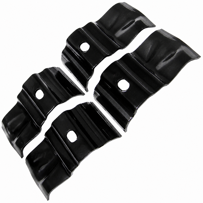 VWC-111-707-121-4 - 111707121 - BUMPER REINFORCEMENT BRACKET SPACER PLATES - FITS BETWEEN BRACKET AND BUMPER - 4 PER BUMPER REQUIRED - BEETLE 52-67 - SOLD SET OF 4
