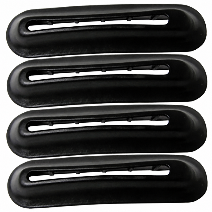 VWC-111-707-197-B4 - 111707197B - BUMPER BRACKET SEALS - FRONT AND REAR - BEETLE 68-73 - SET OF 4