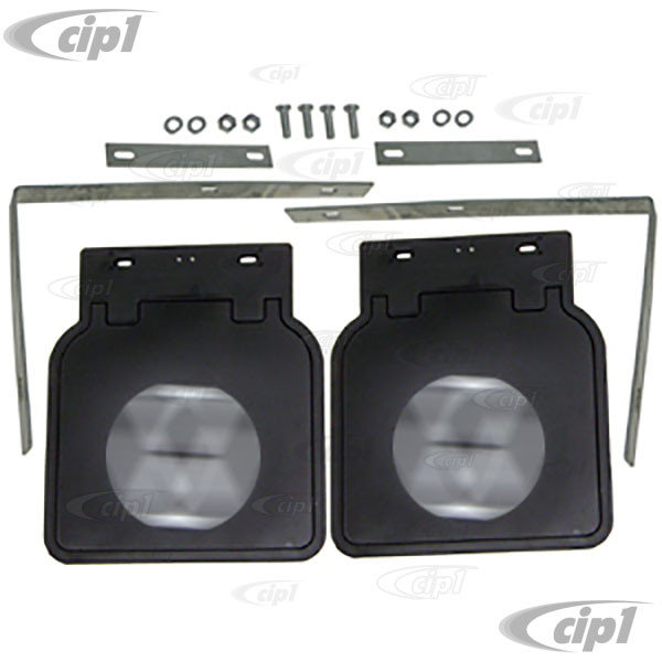 VWC-111-821-805-BBK - 111821805B - MUD FLAPS WITH BRACKETS