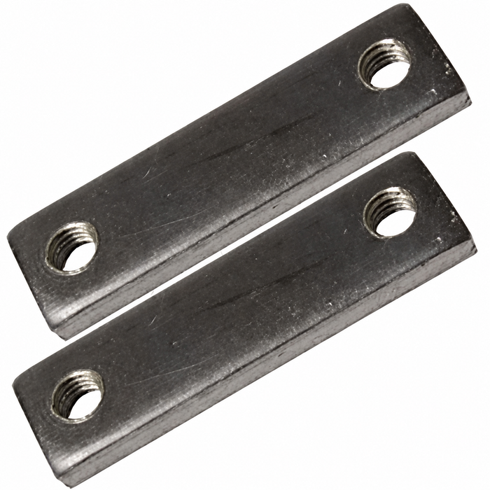 VWC-111-827-171-PR - (111827171) - PAIR OF MOUNTING PLATES FOR REAR HOOD HINGE BRACKETS TO BODY - BEETLE 49-79 - SOLD PAIR