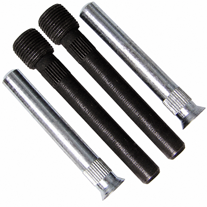 VWC-111-831-421-CKIT - 4 PIECE DOOR HINGE PIN KIT - 2nd. OVERSIZE - .321 INCH - 2 WITH THREADS/ 2 WITHOUT - BEETLE 46-67 - SOLD 4 PIECE KIT