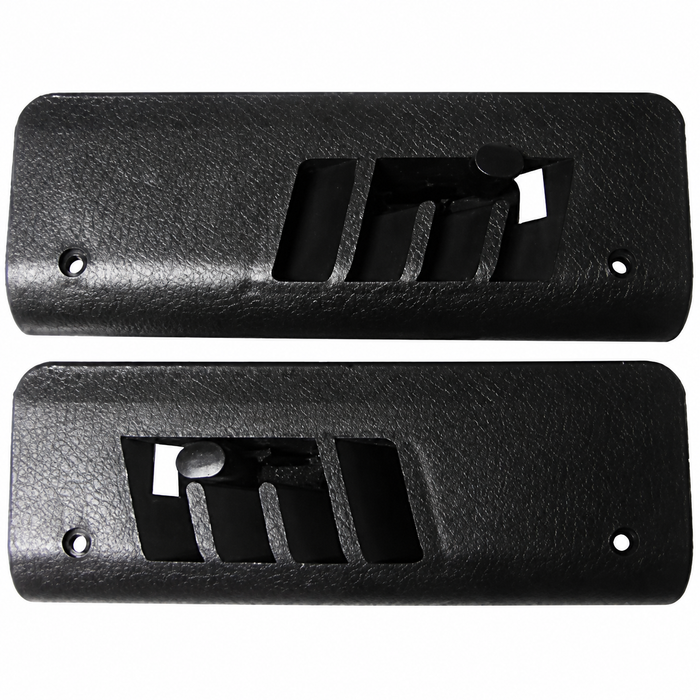 VWC-111-898-189-APR - 111-819-189 - 111819189 - PAIR OF FLOOR HEATER VENT COVERS WITH FLAP - LEFT AND RIGHT FRONT FOOT AREA - BEETLE 68-79 - SOLD PAIR