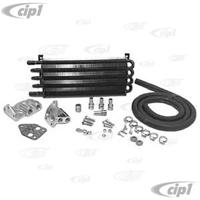 ACC-C10-5323 - 8 PASS OIL COOLER KIT W/ BARBED ENDS