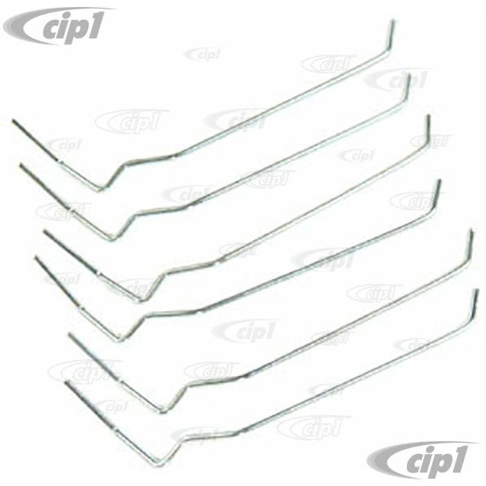 VWC-111-941-125-C6 - 111941125 - HEADLIGHT ASSEMBLY SPRING SET - 6 PIECES - BEETLE 46-66 - BUS 50-67 - SOLD SET OF 6