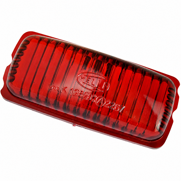 VWC-111-941-371-RD - 111941371 - HELLA MARKING - REPLACEMENT RED LENSE FOR REVERSE/BACK-UP LIGHT - PLASTIC - BEETLE 1967 - GHIA 67-69 - BUS 67-71 - TYPE-3 67-69 - SOLD EACH