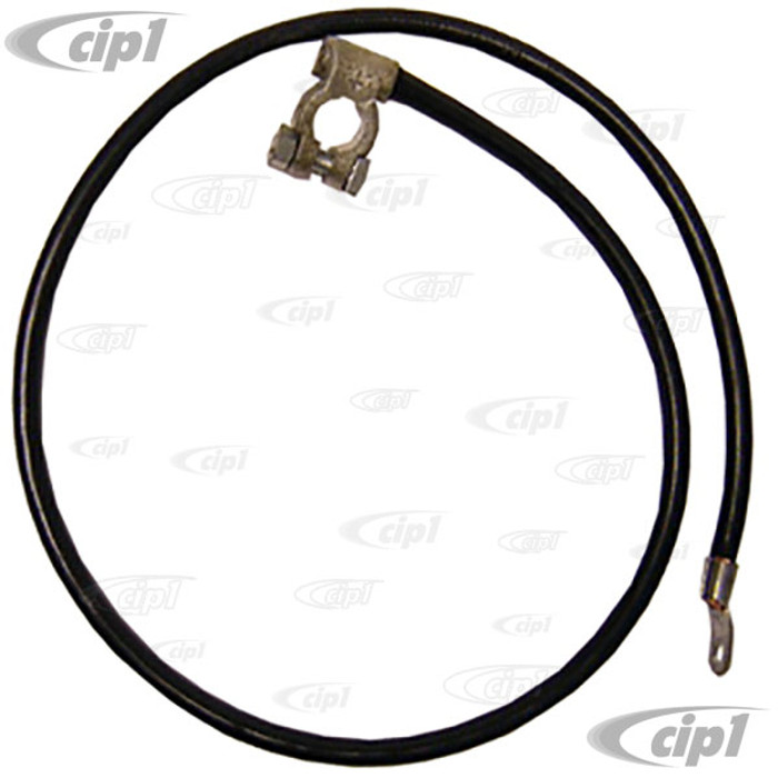 VWC-111-971-225 - POSITIVE BATTERY CABLE (38 INCH) - OE STYLE GERMAN CONNECTORS - BEETLE/GHIA 46-66