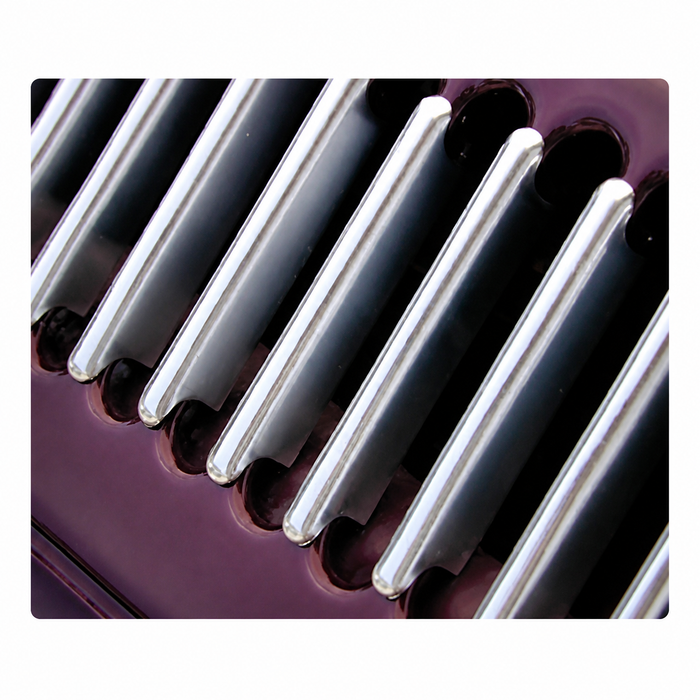 VWC-113-008-105 - DELUXE VINTAGE STYLE REAR WINDOW LOUVER TRIM SET - BEETLE 65-71 - SOLD SET