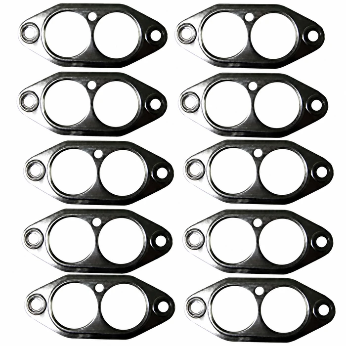 VWC-113-129-717-A10 - SET OF 10  INTAKE MANIFOLD GASKETS FOR TYPE 1 DUAL PORT STYLE ENGINES - SOLD SET OF 10