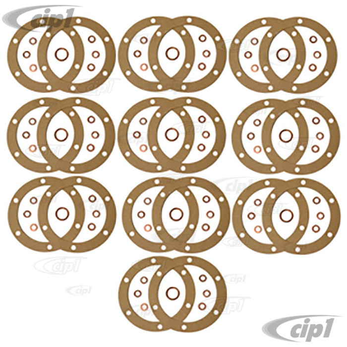 VWC-113-198-031-10 - 10 COMPLETE OIL CHANGE GASKET KITS - ALL 12-1600CC BEETLE STYLE ENGINES - 10 COMPLETE KITS
