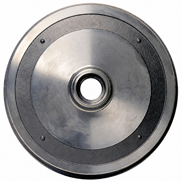 VWC-113-405-615-DBLK - BLANK FRONT BRAKE DRUM - (BOLT HOLES MUST BE DRILLED) - STANARD BEETLE 68-77 - GHIA 68-74 - SOLD EACH