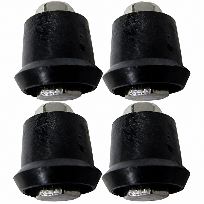 VWC-113-415-779-SET - 113415779 - HORN BUTTON INSULATED MOUNTS WITH BOLTS - BEETLE 72-77 - SUPER BEETLE 72-79 - GHIA 72-74 - TYPE-3 72-73 - SOLD SET OF 4