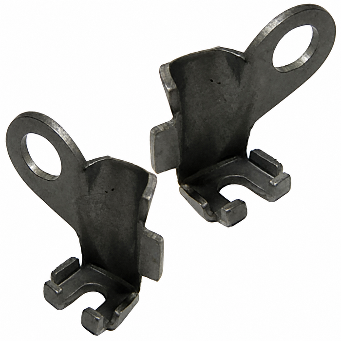 VWC-113-609-637-8PR - E-BRAKE CABLE BRACKETS - INSIDE REAR DRUM - BEETLE/GHIA/T-3 58-79 - SOLD LEFT AND RIGHT PAIR