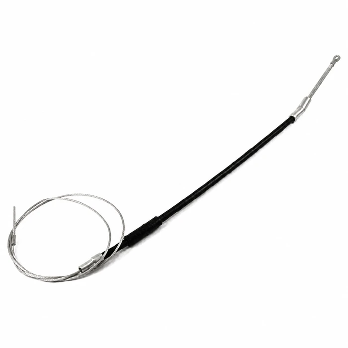 VWC-113-609-721-J - 113609721J - EMERGENCY BRAKE CABLE - BEETLE/GHIA 69-72 WITH IRS - LEFT OR RIGHT - 1804MM (71 INCHES) OVERALL LENGTH - SEE NOTES FOR MORE DETAILS - SOLD EACH