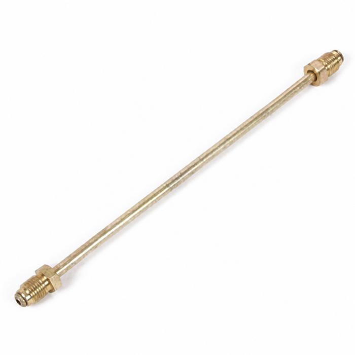 VWC-113-611-763-A - 113611763A - METAL BRAKE LINE 190MM - LEFT FRONT BEETLE 46-66 - GHIA 56-66 - BETWEEN T-FITTING & LEFT REAR HOSE - SWINGAXLE BEETLE 50-77 - GHIA 56-68 - SOLD EACH