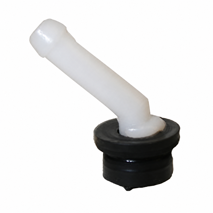 VWC-113-611-810 - 113611810 - MASTER CYLINDER RUBBER PLUG WITH RESERVOIR  INLET PIPE - FITS 15MM HOLE IN MASTER CYLINDER - BEETLE 67-79 - GHIA 67-74 - TYPE-3 67-73 - SOLD EACH