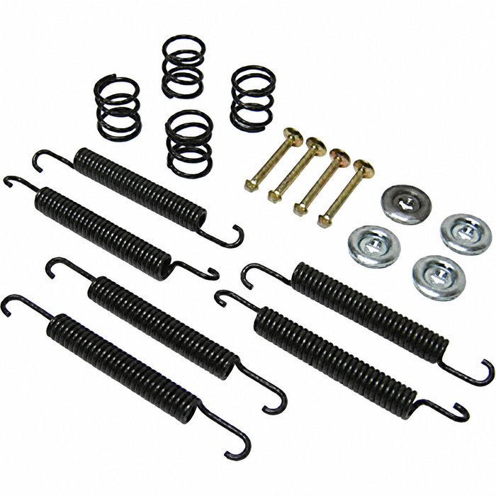 VWC-113-698-002-A - 113698002A - BRAKE HARDWARE KIT FRONT - BEETLE 51-58 THRU CHASSIS #1673410 - GHIA 52-58 - SOLD KIT