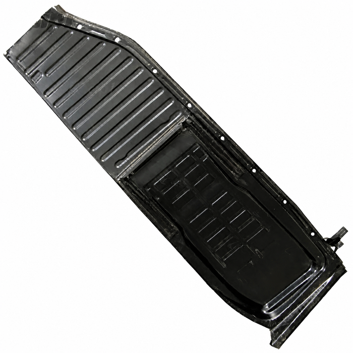 VWC-113-701-062-N - 113701062N - IGP BRAND - GOOD QUALITY RIGHT SIDE FLOOR PAN HALF - 1.0MM THICK 17 LBS - COMPLETE WITH SEAT TRACKS WELDED - BEETLE 71-72 - SOLD EACH