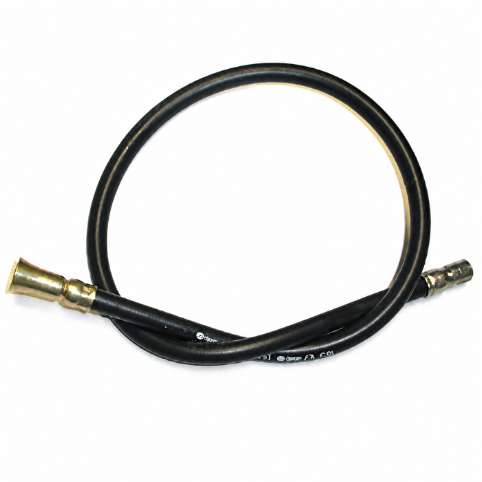 VWC-113-721-551 - 113721551 - 598MM ACCELERATOR CABLE BOWDEN GUIDE TUBE - PROTECTIVE SLEEVE FOR CABLE) - BETWEEN CHASSIS AND ENGINE - BEETLE 68-71 - GHIA 68-71 AND BEETLE 75-77 - GHIA 75-77 - TYPE-3 65-73 - SOLD EACH