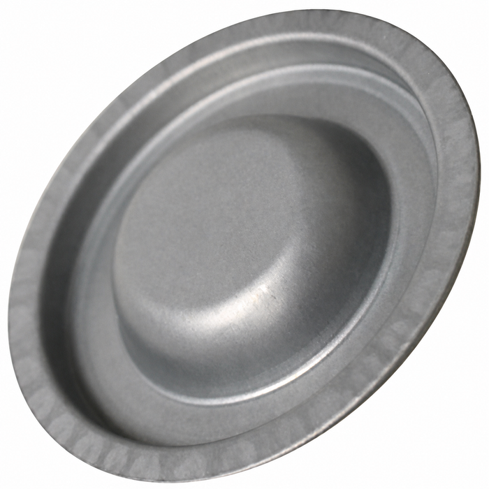 VWC-113-805-583 - 113805583 - SPARE TIRE WELL METAL INSPECTION HOLE COVER - FITS INTO 65MM DIA. HOLE - BEETLE - SUPER BEETLE - SOLD EACH