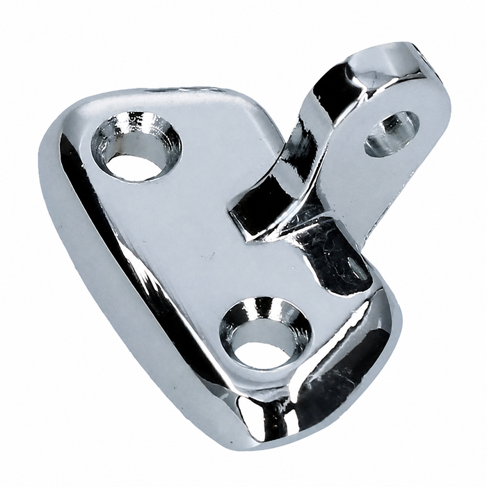 VWC-113-847-263 - (113847263) - CHROME BASE PLATE FOR POPOUT WINDOW LATCH - MOUNTS TO BODY - LEFT OR RIGHT - BEETLE 52-64 - SOLD EACH