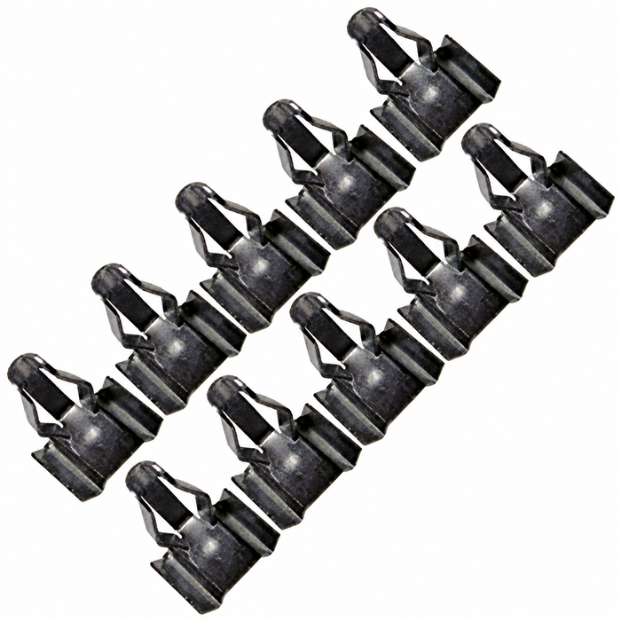 VWC-113-853-235-SET - 113853235 - SET OF 10 DASH MOLDING CLIPS - FOR ORIGINAL STYLE DASH MOLDING TRIM - BEETLE 60-67 - SOLD SET OF 10
