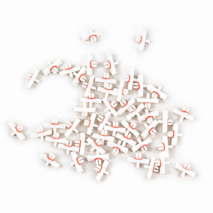 VWC-113-853-585-C50 - 50 PLASTIC BODY MOLDING CLIPS (WILL DO 1 CAR) - BEETLE 67-79/TYPE-3 67-74 - SOLD BAG OF 50