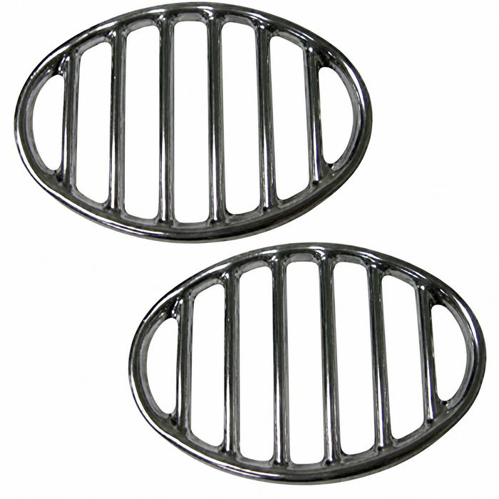 VWC-113-853-641-APR - 113853641A - 113-641A - MADE IN GERMANY - PAIR OF HORN GRILLS - BEETLE 52-67 - SOLD PAIR