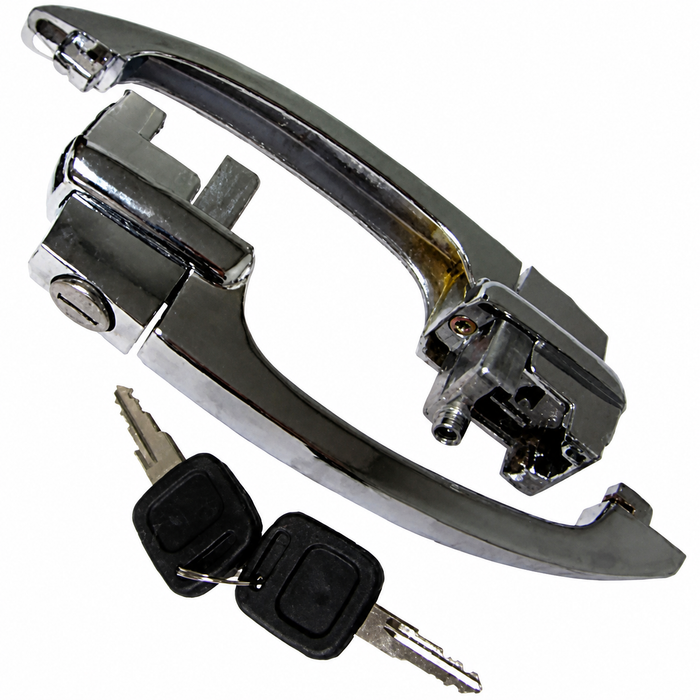 VWC-113-898-205-C - 113837205 - 113898205C - KEYED ALIKE OUTER LOCKING DOOR HANDLES W/ KEYS PR - BEETLE 60-64  up to ch #5 888 184 - SOLD PAIR