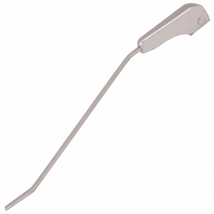 VWC-113-955-408-A - (113955408A) EXCELLENT REPRODUCTION - RIGHT SIDE WIPER ARM (BLADES SOLD SEP.) - SILVER - BEETLE 46-57 - SOLD EACH
