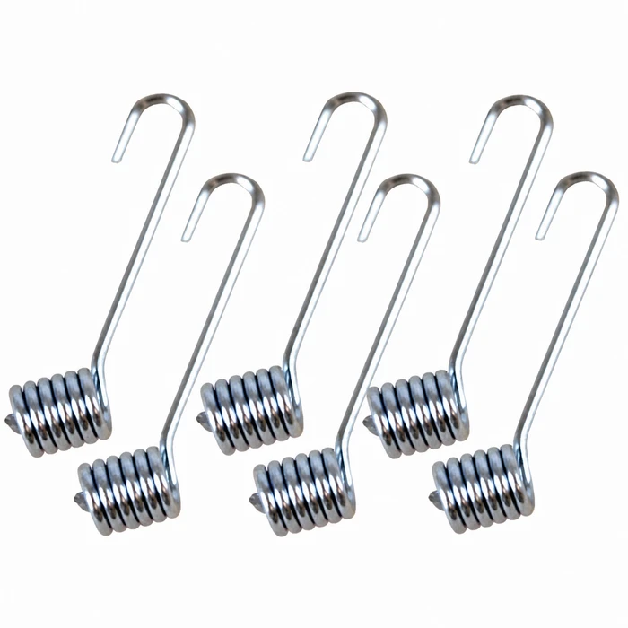 VWC-117-867-535-ASET - 117867535A - GERMAN QUALITY - SET OF 6 HEADLINER ROD SECURING SPRING CLIPS - BUS 68-79 - SOLD SET OF 6