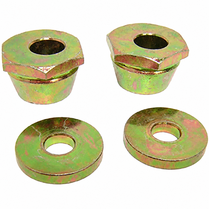 VWC-131-498-319-KIT - ECCENTRIC CAMBER ADJUSTERS WITH WASHERS FOR STANDARD HEIGHT BALL-JOINT FRONT BEAM - BEETLE 66-77 - GHIA 66-74 -REF.#'s 6612-10 - 22-2817 - 131-405-319 - 131405319 - SOLD 4 PIECE SET