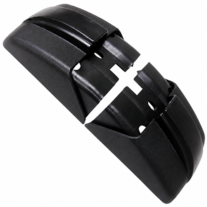 VWC-133-807-145-PR - FRONT BUMPER END CAPS LEFT AND RIGHT PAIR - BEETLE 74-79   SOLD PAIR