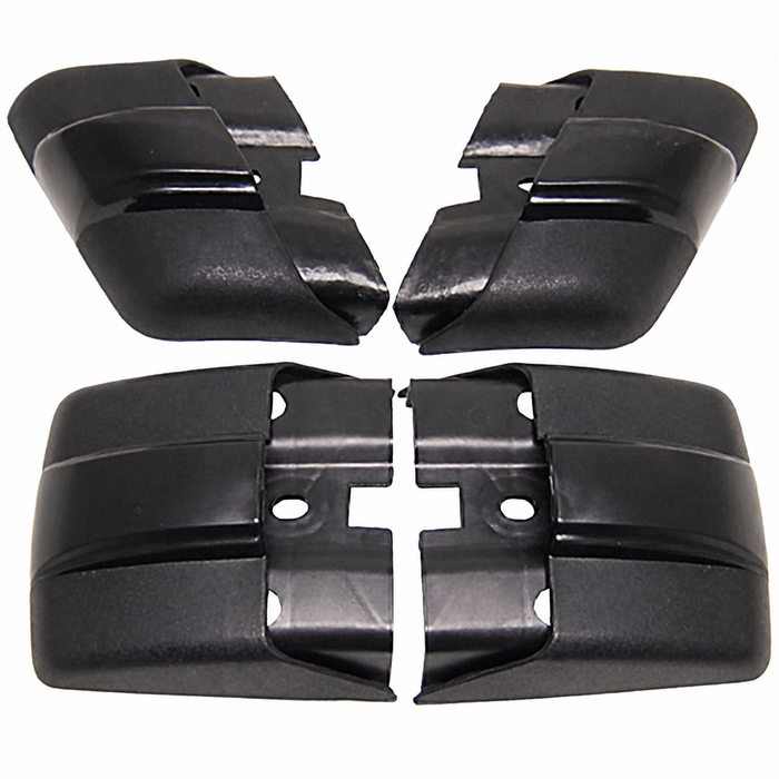 VWC-133-898-145-KIT  - 4 PIECE BUMPER END CAP KIT - 2 FRONT AND 2 REAR END CAPS - BEETLE 74-79 - SET OF 4