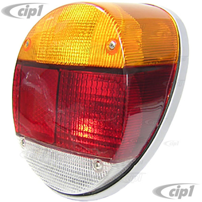 VWC-133-945-097-A - (133945097A) GOOD QUALITY- COMPLETE TAIL LIGHT ASSEMBLY (OE 4 BULB STYLE WITHOUT WIRING HARNESS) - LEFT SIDE - BEETLE 73-79 / THING 73-74 - SOLD EACH