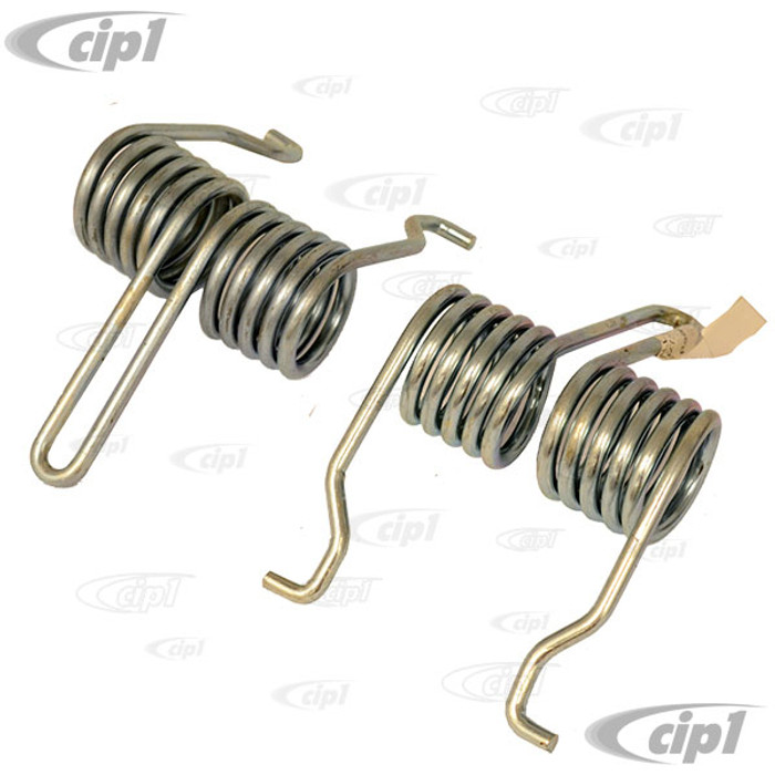 VWC-141-827-331-PR - TOP QUALITY - PAIR OF STOCK REPLACEMENT REAR DECKLID (ENGINE LID) SPRINGS - GHIA 56-74 - SOLD PAIR