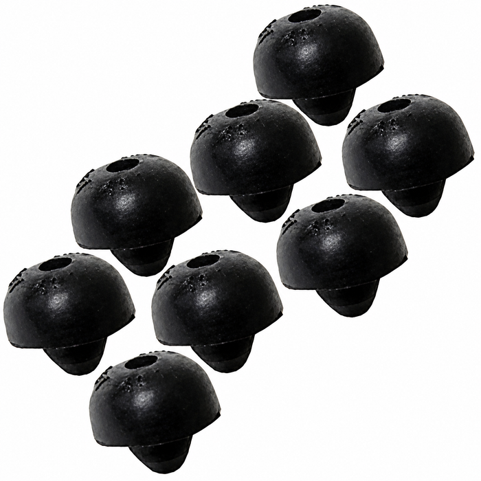 VWC-141-837-491-SET - 141837491 - DOOR GLASS ANTI RATTLE STOPS - KARMANN GHIA 59-74 - SOLD 8 PIECE SET