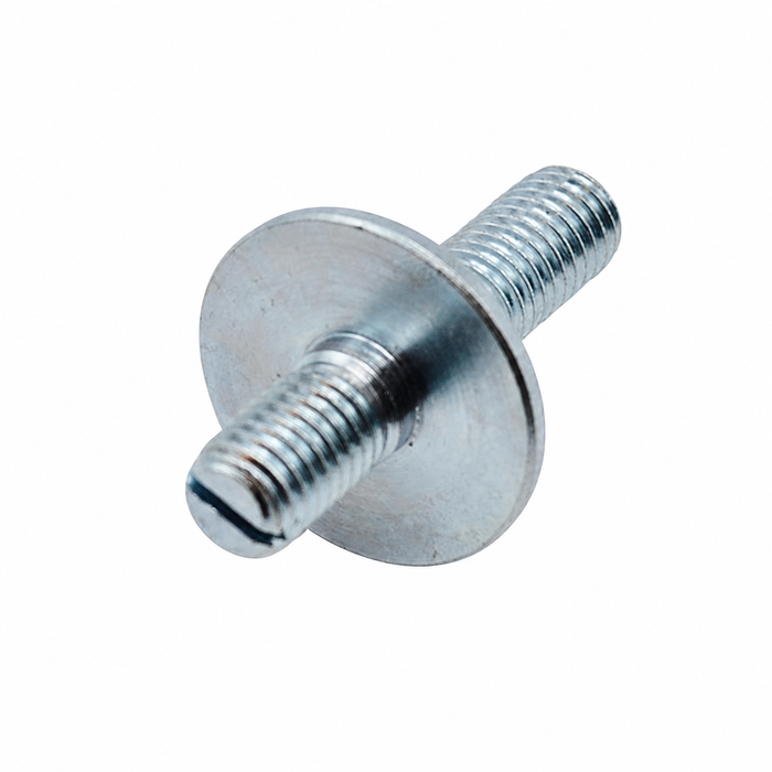 VWC-141-837-563 - 141837563 - GERMAN - DOOR WINDOW GUIDE RAIL THREADED PIN - 4 REQUIRED PER CAR - BEETLE CONVERTIBLE 65-79 - GHIA 64-74 - SOLD EACH
