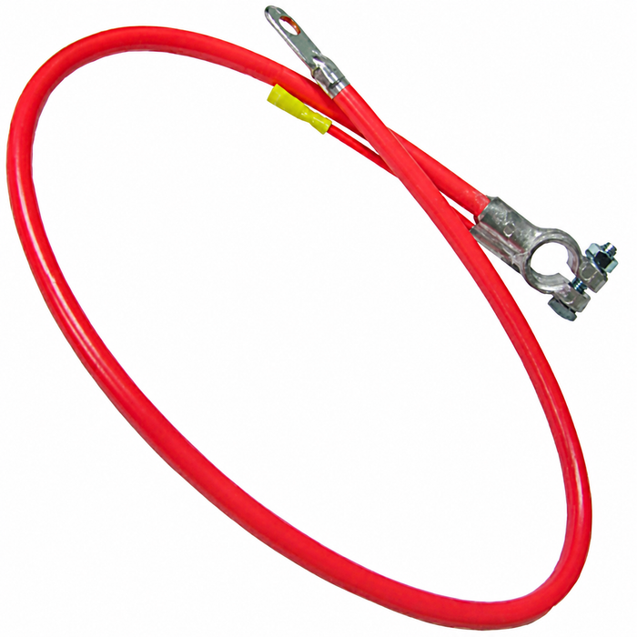 VWC-141-971-225 - 141971225 - POSITIVE BATTERY CABLE (32 INCHES LONG) - GHIA 56-65 - SOLD EACH