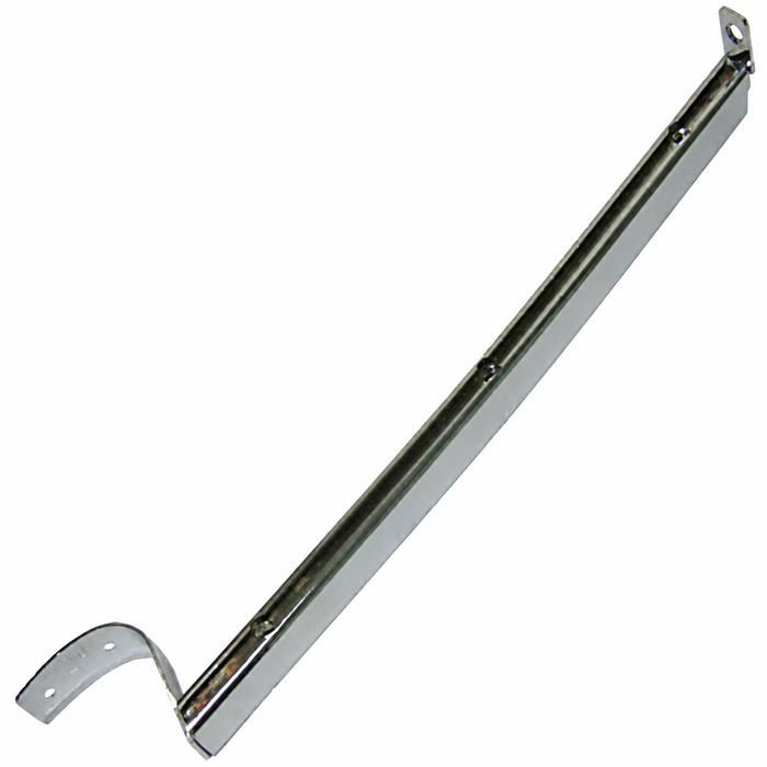 VWC-143-847-339-A - QUARTER WINDOW CHROME PILLAR - GHIA 60-71 - LEFT SIDE