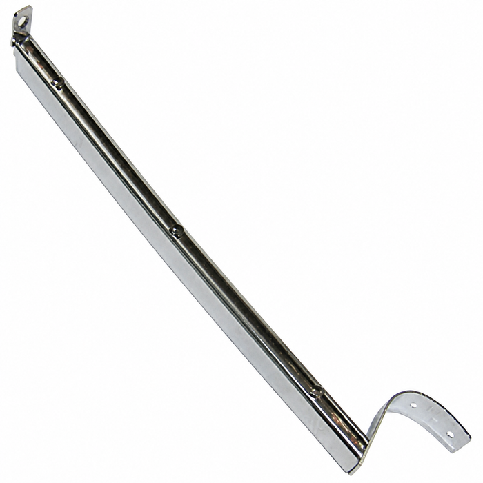 VWC-143-847-340-A - QUARTER WINDOW CHROME PILLAR - GHIA 60-71 - RIGHT SIDE