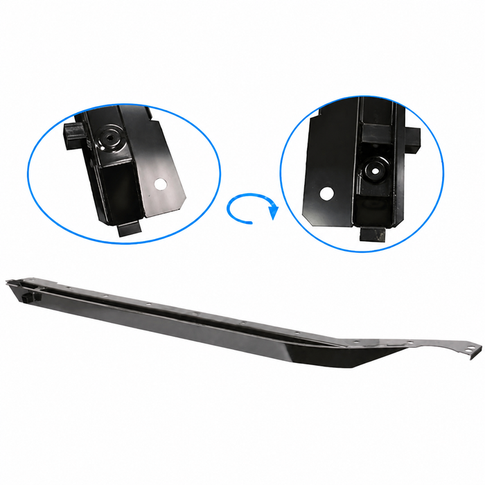 VWC-151-801-132-CGR - 151801132C - GERMAN MADE - HEAVY-DUTY QUALITY - RIGHT SIDE REINFORCEMENT RAIL - BEETLE CONVERTIBLE - 71-79 - SOLD EACH