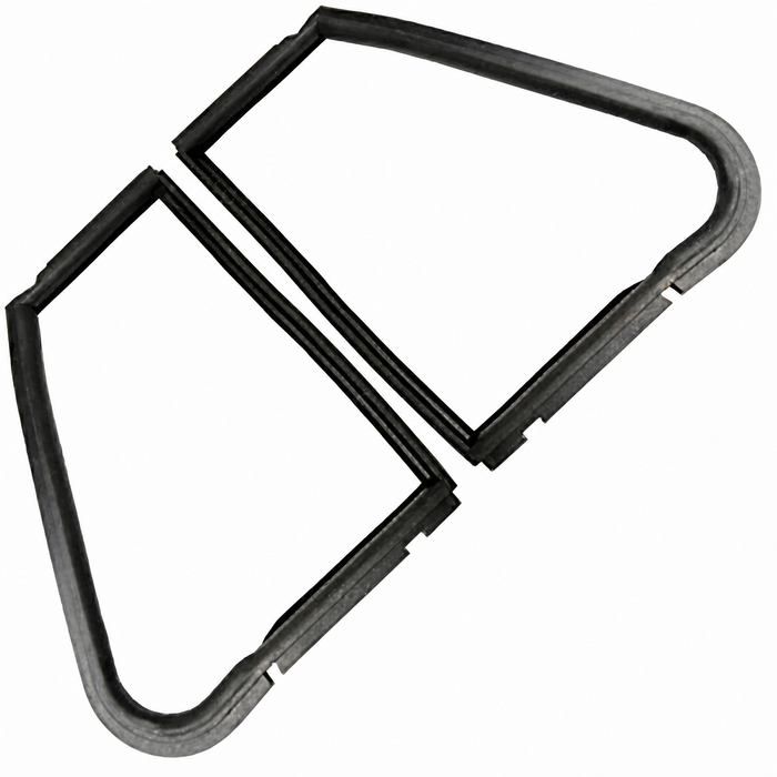 VWC-151-837-625-BLR - GERMAN MADE - PAIR OF LEFT AND RIGHT VENT WINDOW SEALS - BEETLE CONVERTIBLE 65-72 - SOLD PAIR