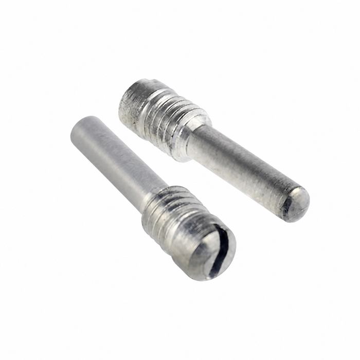 VWC-151-837-633-APR - (151837633A) GERMAN - PAIR OF VENT WINDOW UPPER PIVOT PIN SCREWS - BEETLE CONVERTIBLE 52-72 - SOLD PAIR